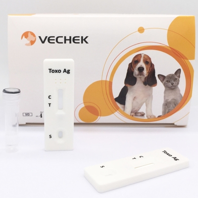 Μια Toxoplasma βημάτων κυνοειδής κασέτα δοκιμής Gondii γρήγορη